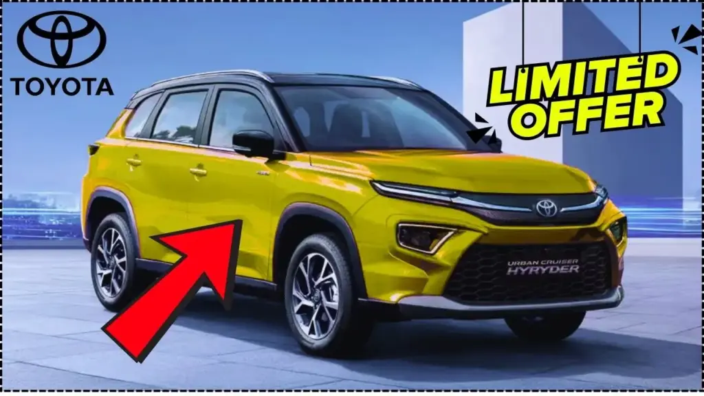 Buy Toyota’s Powerful SUV with 45 KM/L Mileage for Just ₹50,000 Down Payment – Check Out the Features! 1 Toyota’s Powerful SUV