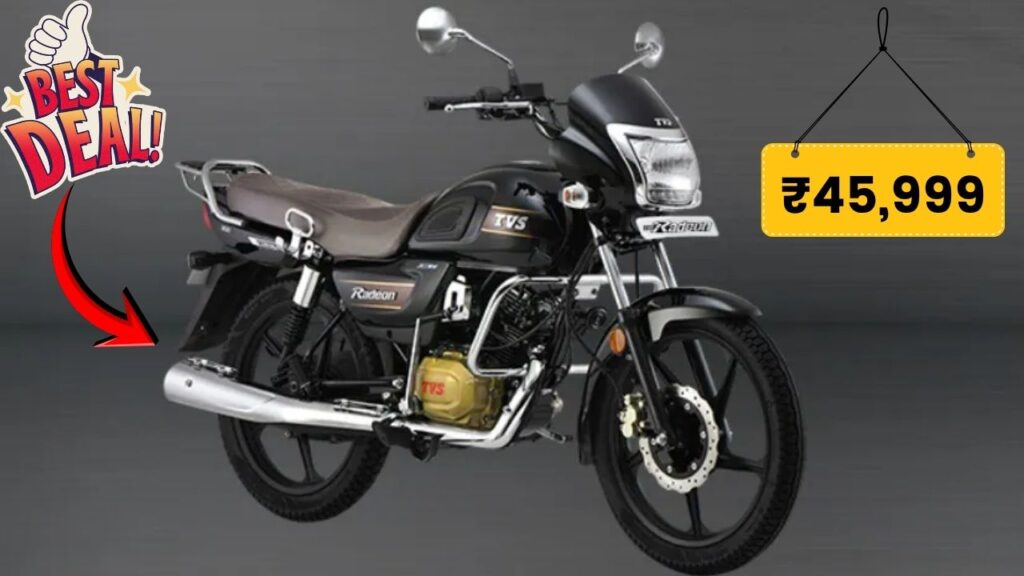 TVS Radeon 110cc BS6 with 86km Mileage and Stylish Design: Bumper Deal at ₹45,999 1 TVS Radeon 110cc BS6