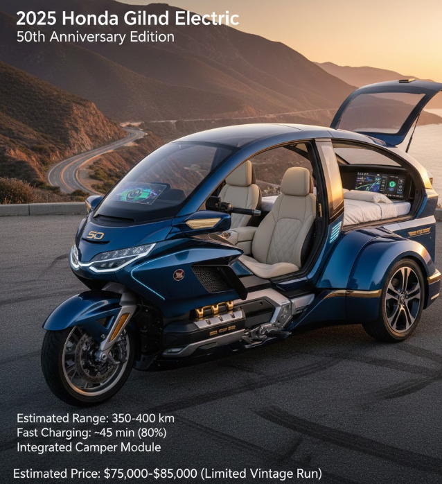 2025 Honda Gold Wing Electric Specification