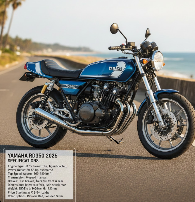Yamaha RD350 2025 Specifications