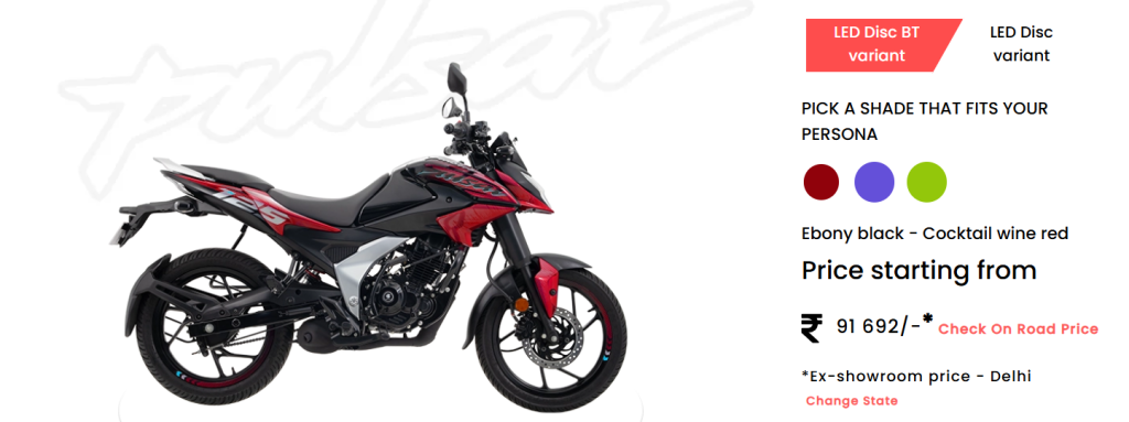 Bajaj N125 Bike