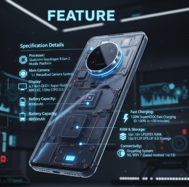 OnePlus 11 Pro 5G with 200MP DSLR Camera & 8000mAh Battery – Special Festive Deal for Buyers! 2 OnePlus 11 Pro 5G Features