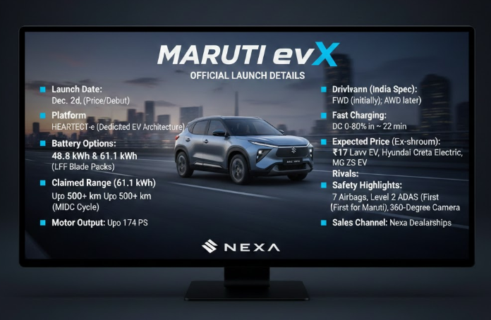 Maruti Suzuki e-Vitara Electric SUV