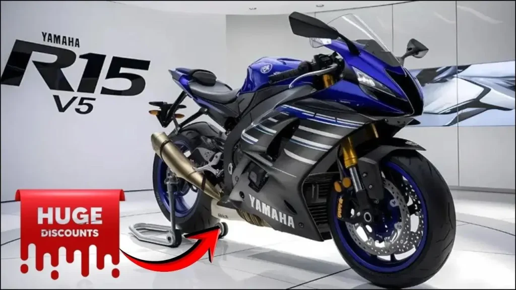 Yamaha R15 V5 with 60 kmpl Mileage & 125 km/h Top Speed: Huge Discount for Young Riders 1 Yamaha R15 V5