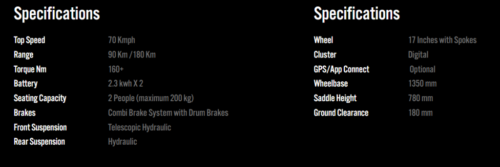 One Electric Kriden Bike with 90km/h Speed & 110km Range – Introductory Offer You Can’t Miss! 2 One Electric Kriden Bike