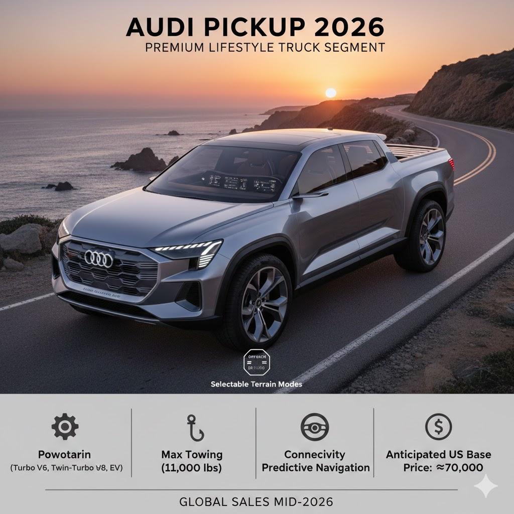 Audi Pickup 2026 Features