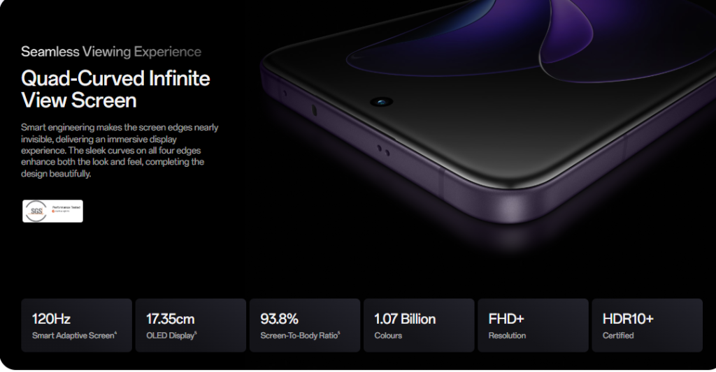 Oppo Reno 13 Pro 5G – 200MP Camera & 8000mAh Battery with a Massive Discount for First Sale! 2 Oppo Reno 13 Pro 5G Display Quality