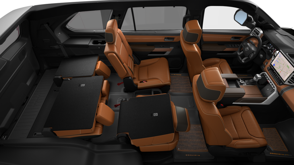 Interior of 2026 Toyota Sequoia