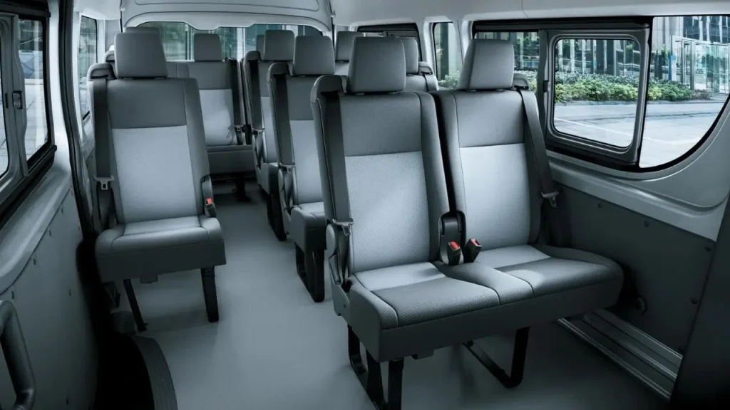 Toyota Hiace 2026 Unveiled with Higher Payload & Stronger Engine – Special Launch Deal Available 2 Practical and Comfortable Interior Layout