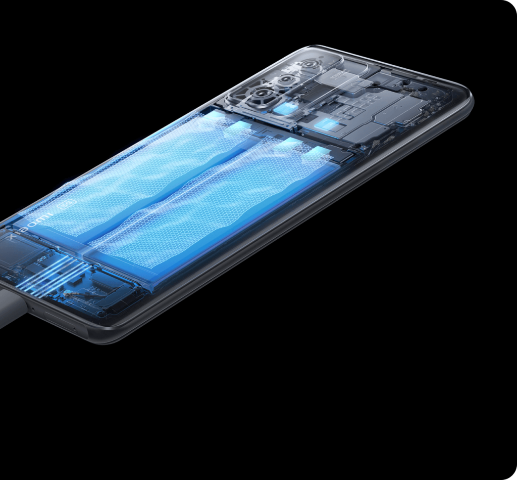 5100mAh with 120W HyperCharge