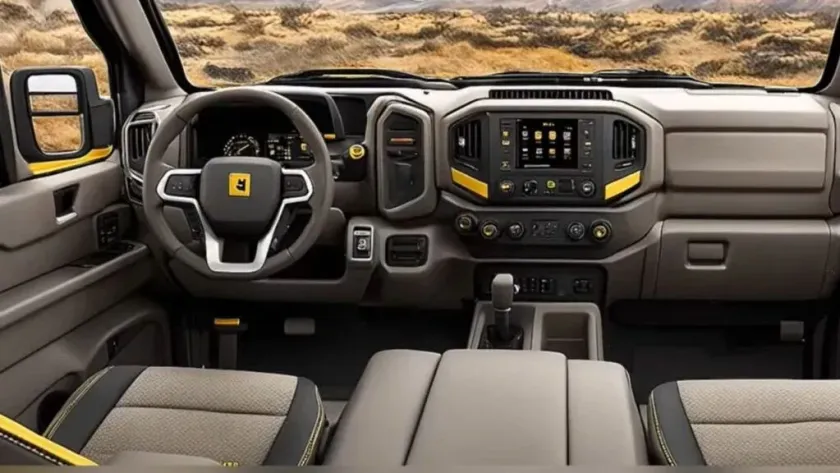 Interior of 2026 Caterpillar Pickup