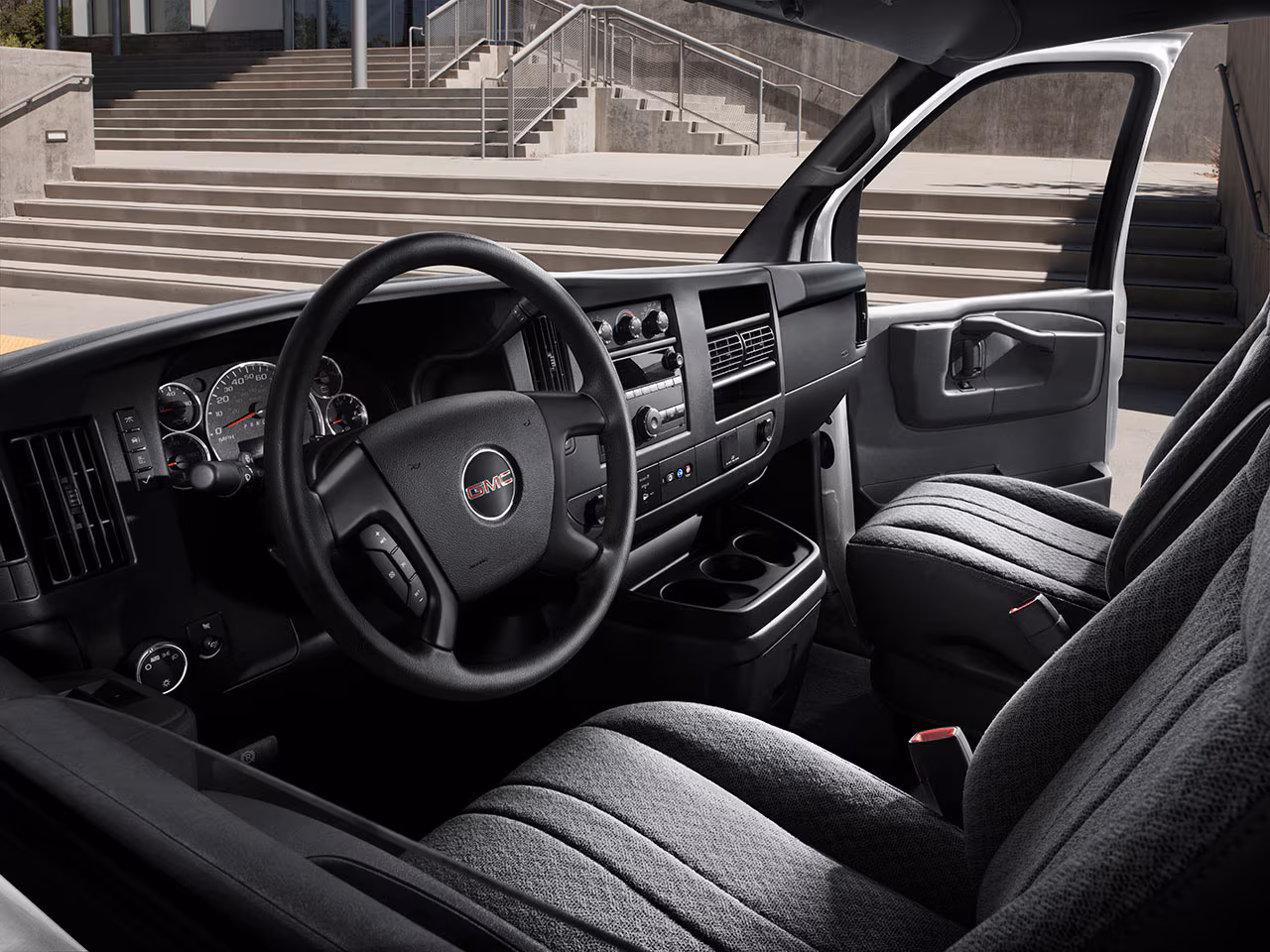 Interior of 2026 GMC Savana 3500 Motorhome