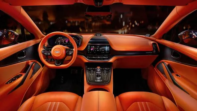Interior of Aston Martin DBX 2026