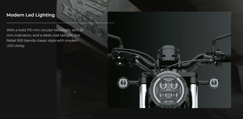 Honda CMX500 Rebel 2026 Smart LED Light
