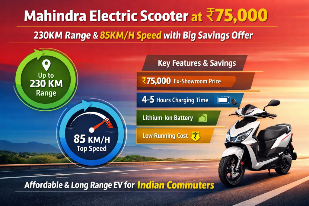 Mahindra Electric Scooter Details