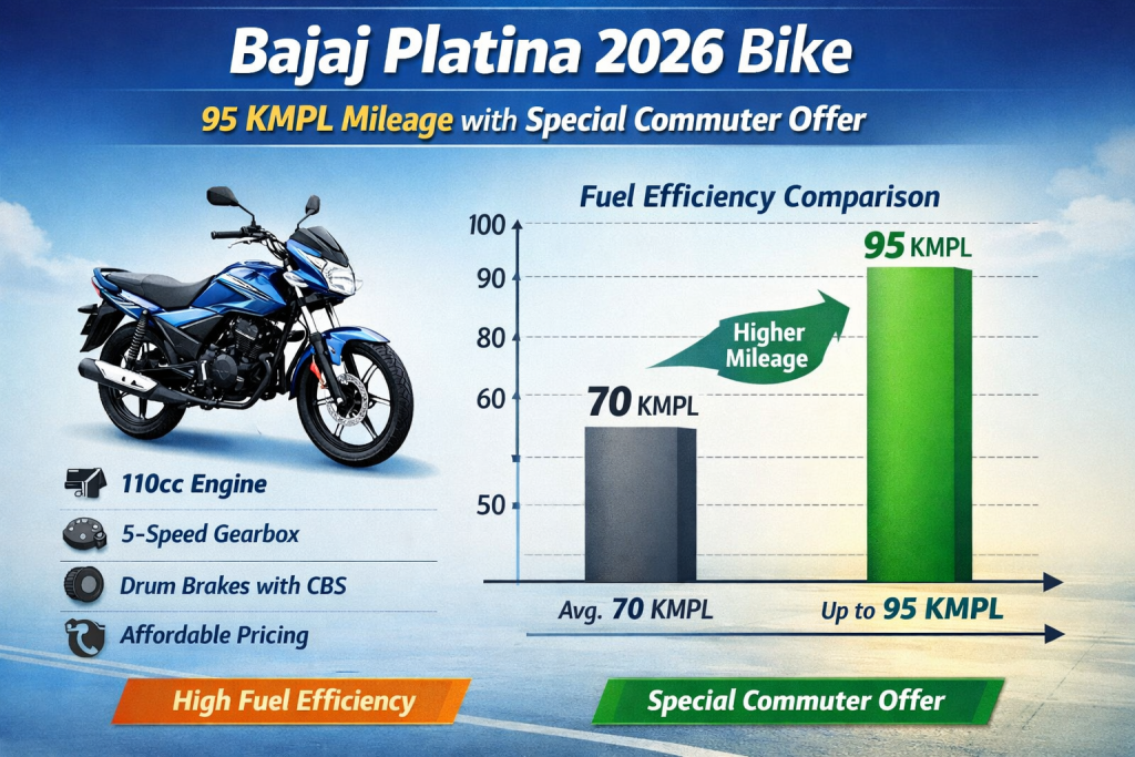 Bajaj Platina 2026 Mileage